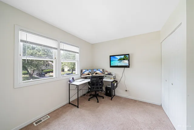 a workspace with a window