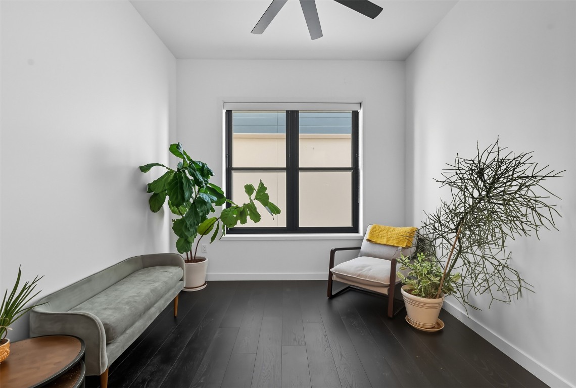 800 Embassy Drive, Unit 320 Austin, TX 78702 - Photo 13 of 23 a living room with furniture and a potted plant