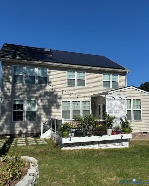 15513 Wolfboro Road Chesterfield, VA 23832 - Photo 22 of 23 a front view of a house with a yard table and chairs