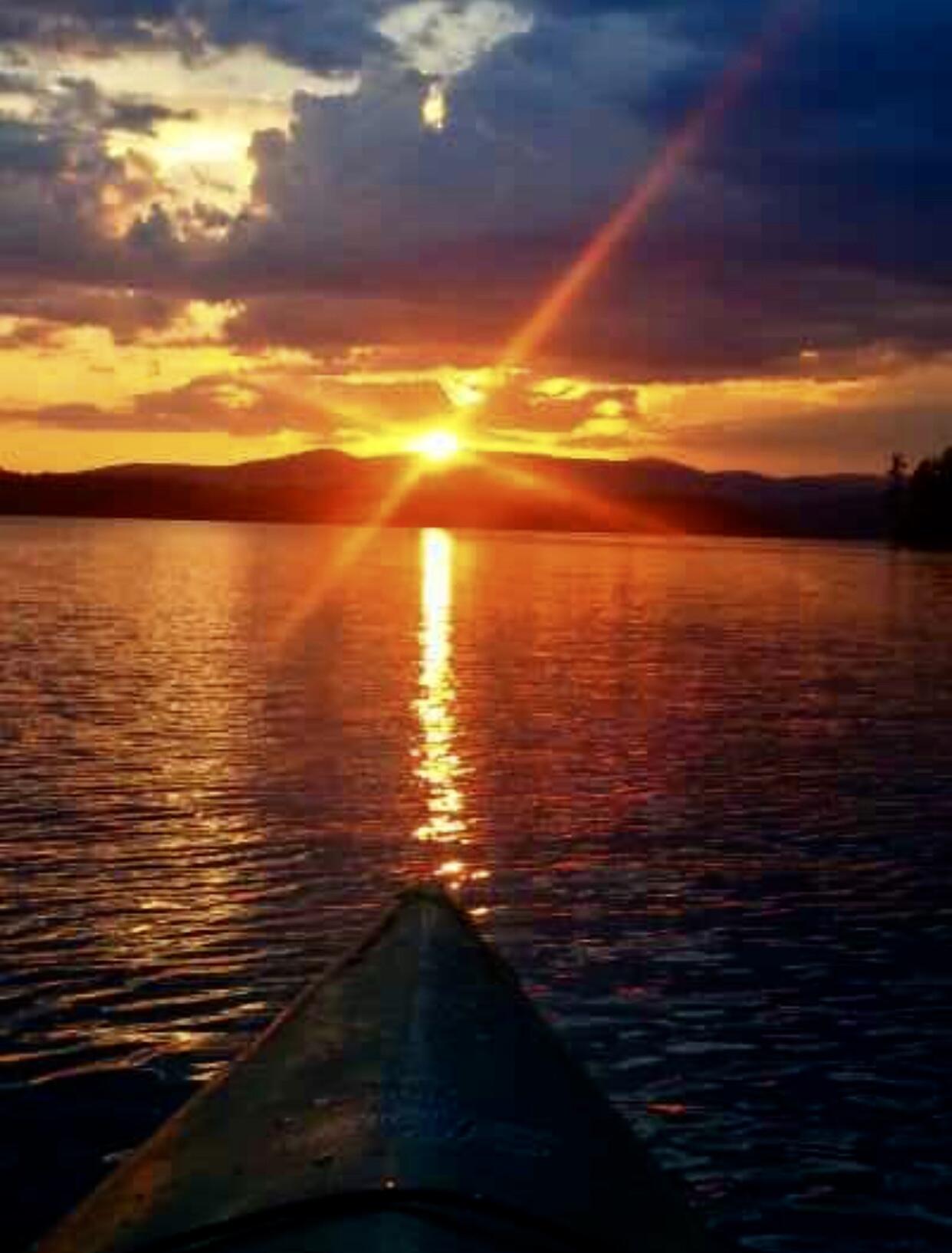 1 Spool Yard Road Milo, ME 04463 - Photo 143 of 165 Sunset at Schoodic Lake!