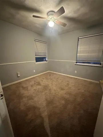 a view of a room with an empty space