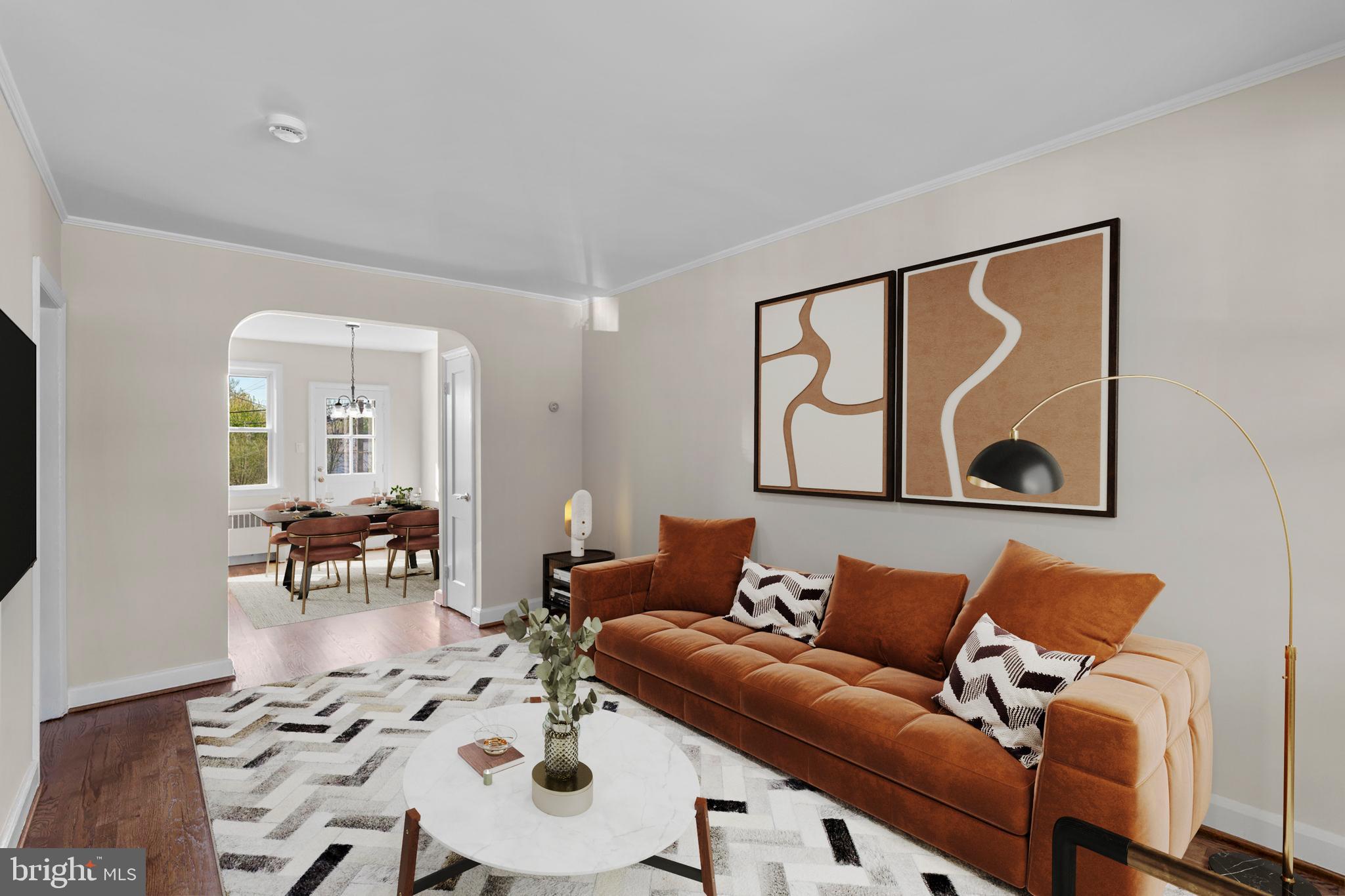 3549 Benzinger Road Baltimore, MD 21229 - Photo 2 of 32 Living room staged
