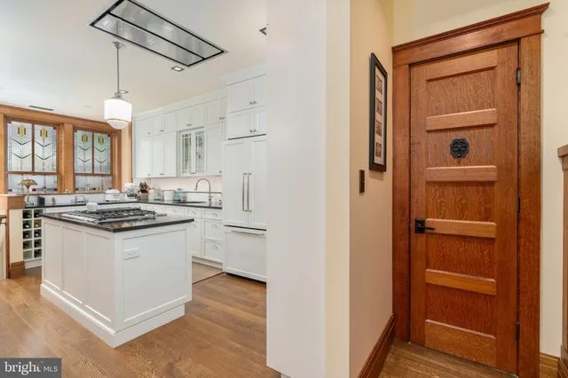 a view of front door with hallway