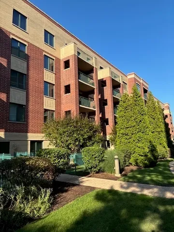 a front view of a building