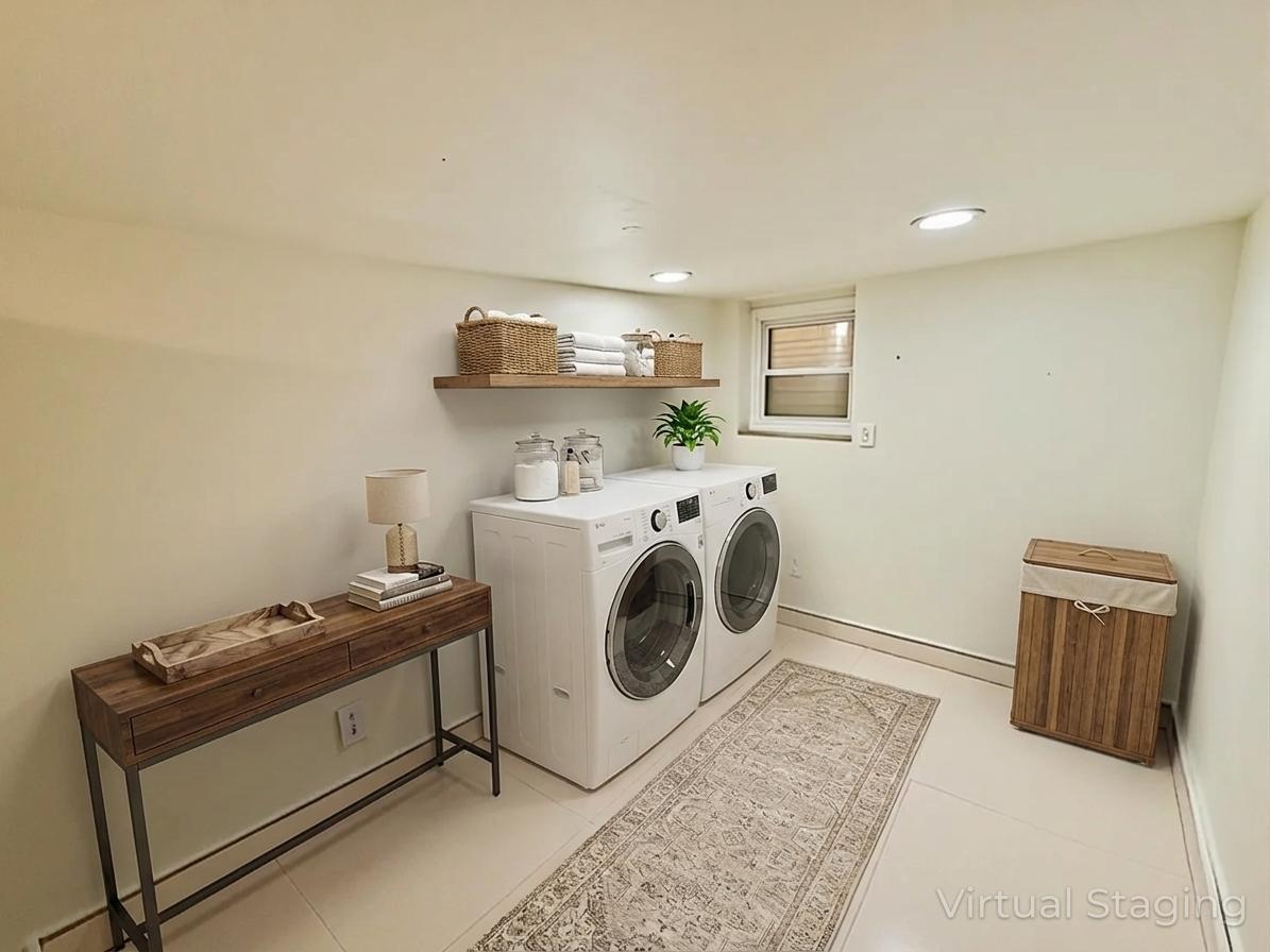 5542 South Nottingham Avenue Chicago, IL 60638 - Photo 37 of 39 a utility room with dryer and washer