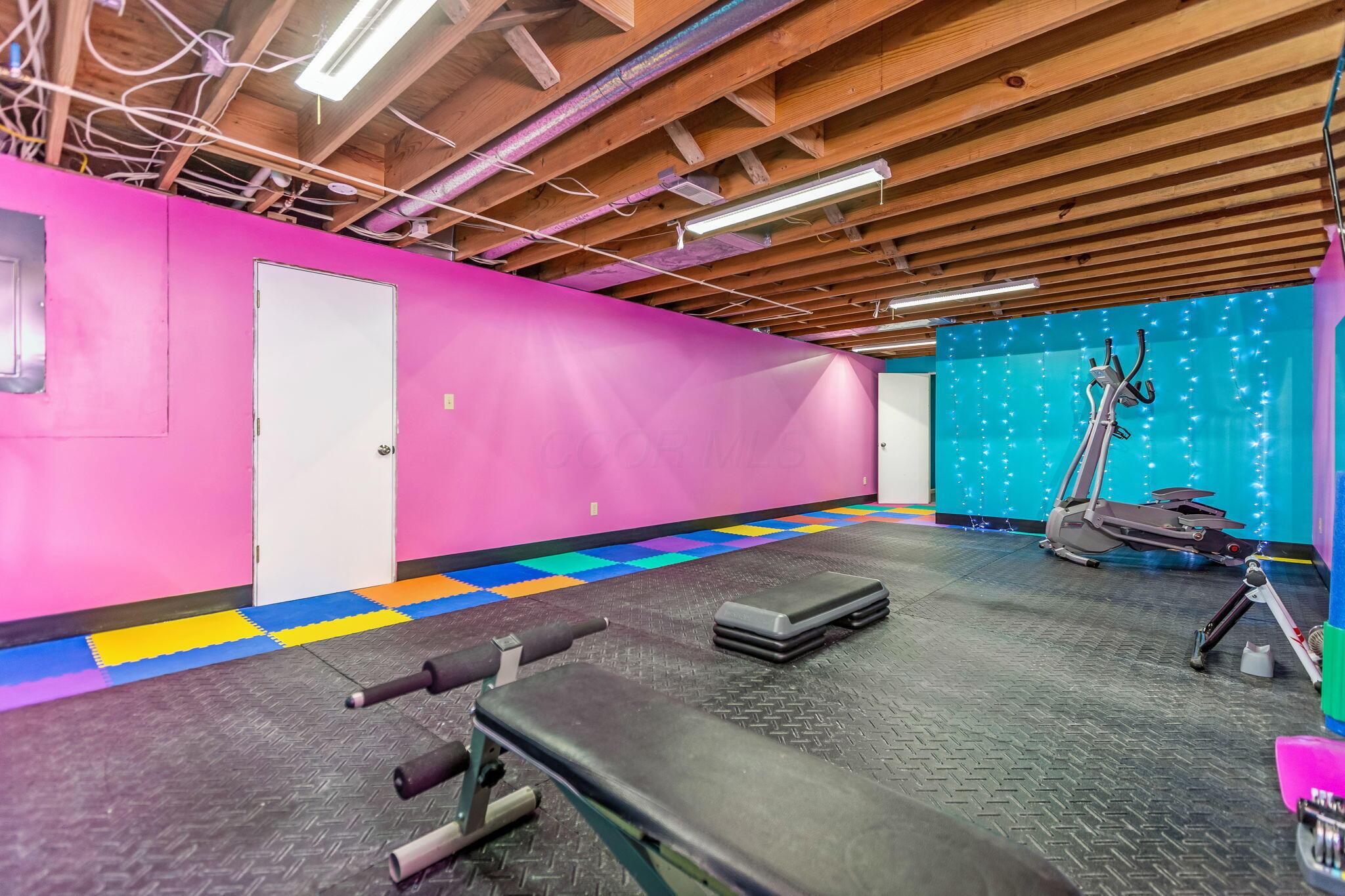4479 State Rte 762 Lockbourne, OH 43137 - Photo 46 of 64 Basement workout room