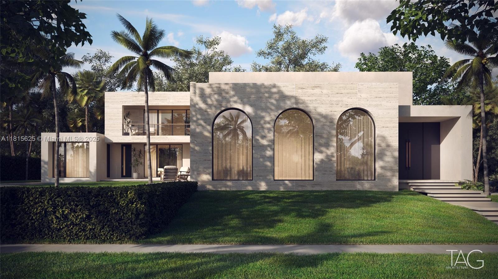 5905 North Bay Road Miami Beach, FL 33140 - Photo 2 of 13 Artfully crafted renderings of the custom-designed estate at 5905 N Bay Road