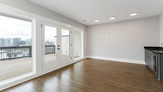 a close view of kitchen appliances