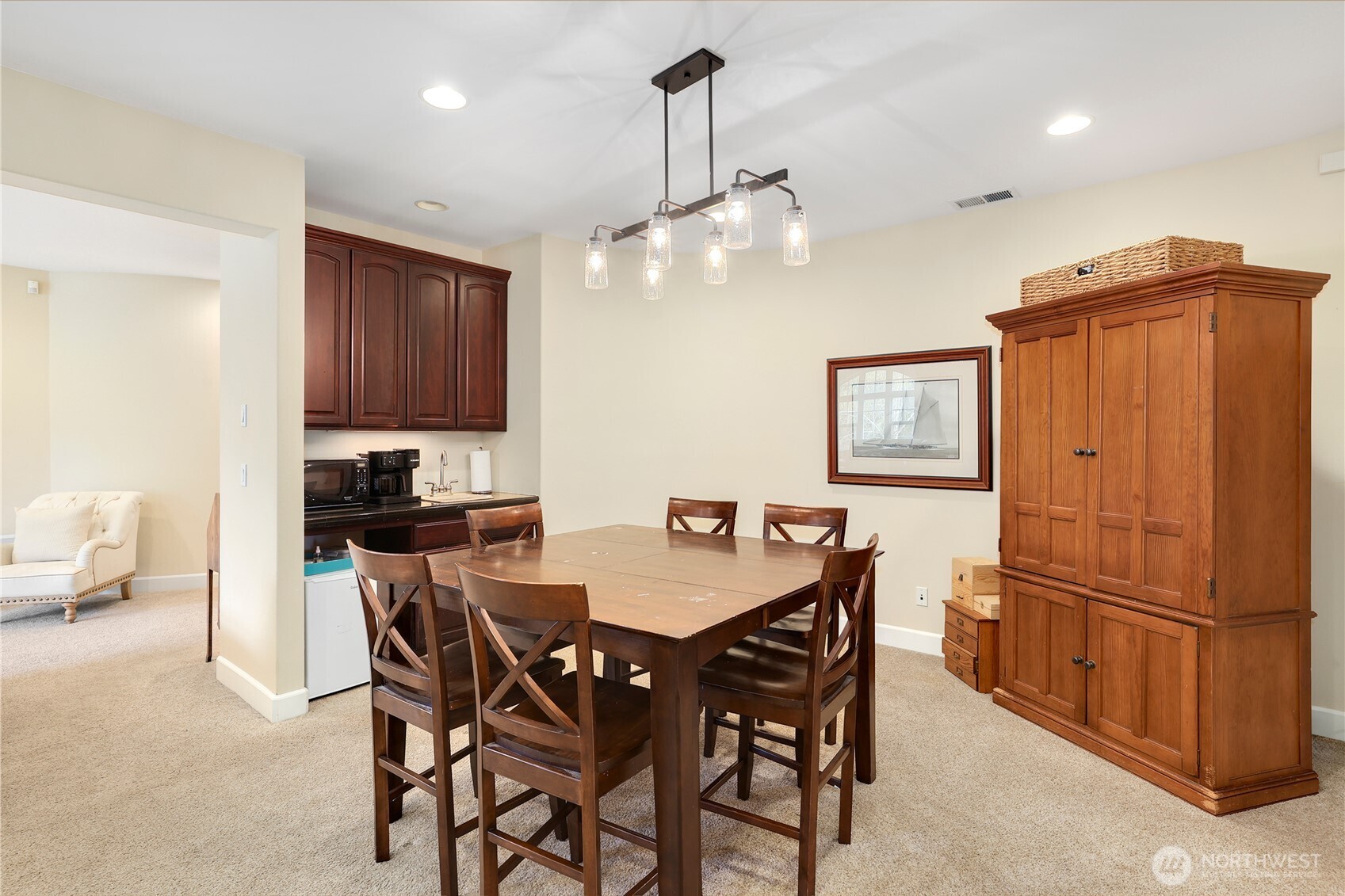 7007 Muirkirk Lane Southwest Port Orchard, WA 98367 - Photo 25 of 40 a view of a dining room with furniture