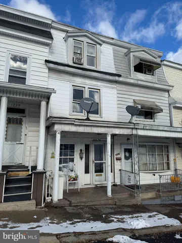 a front view of a building