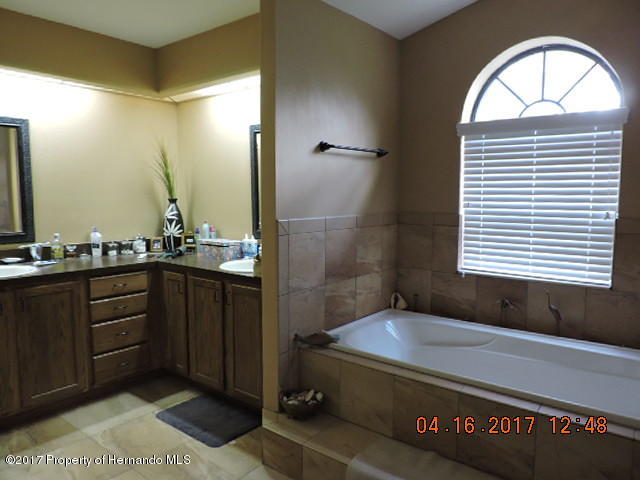 1156 Arlanie Road Brooksville, FL 34604 - Photo 17 of 27 a bathroom with a sink and a mirror