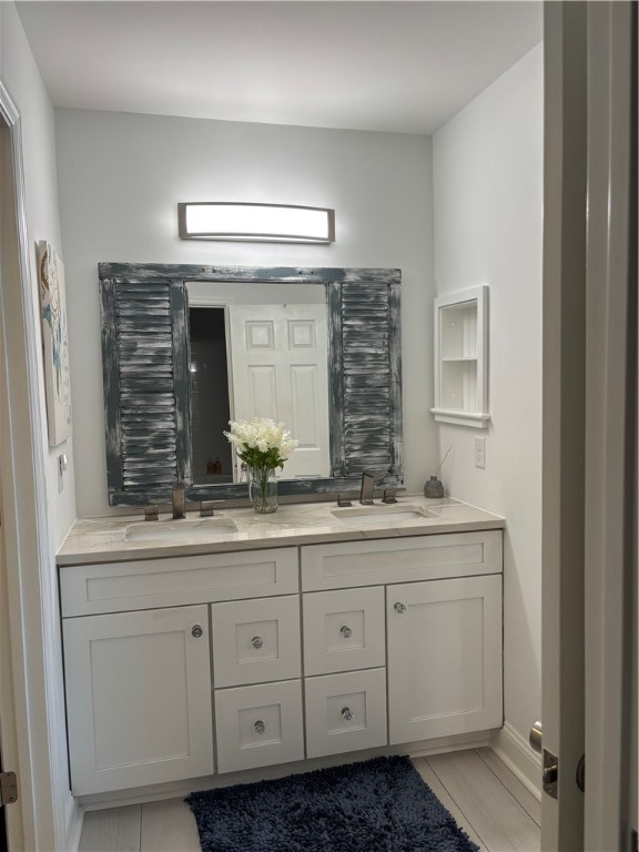 318 Sand Castle Lane, Unit A St. Simons Island, GA 31522 - Photo 24 of 31 Primary bath with double vanities