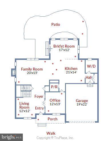 25853 Spring Farm Circle Chantilly, VA 20152 - Photo 79 of 80 Main Level Floor Plan