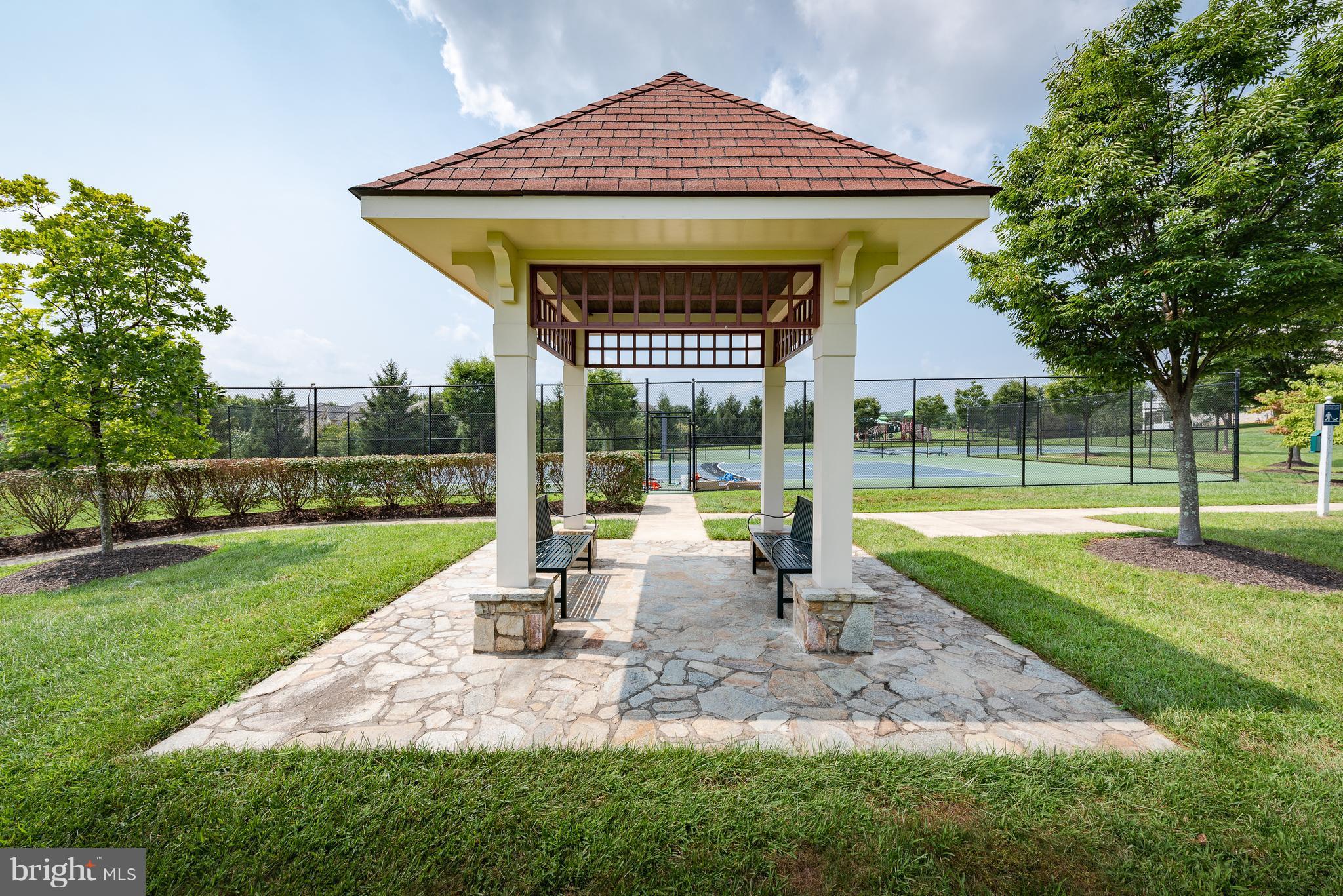 8795 Boulder Ridge Road Laurel, MD 20723 - Photo 28 of 30 Pavillion and Tennis Court