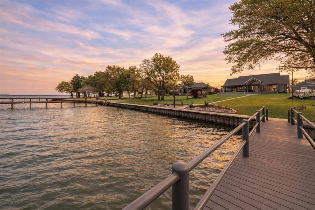 13032 Rudy's Way Streetman, TX 75859 - Photo 39 of 40 Sunset view from the private dock on beautiful Richland Chambers Lake.