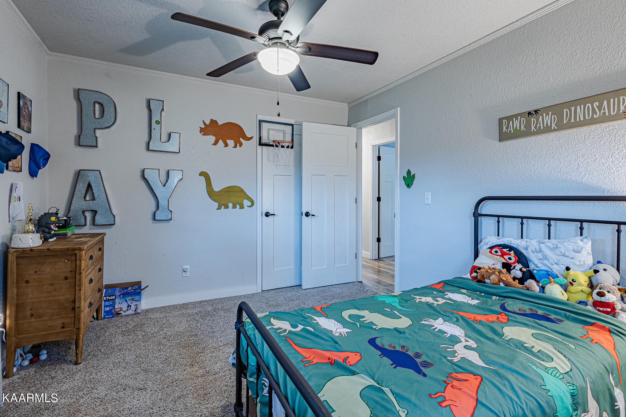 112 County Road 142 Riceville, TN 37370 - Photo 22 of 28 a bedroom with a bed a window and gym equipment