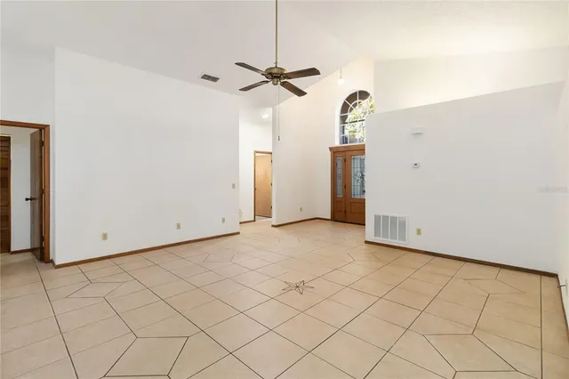 a view of empty room