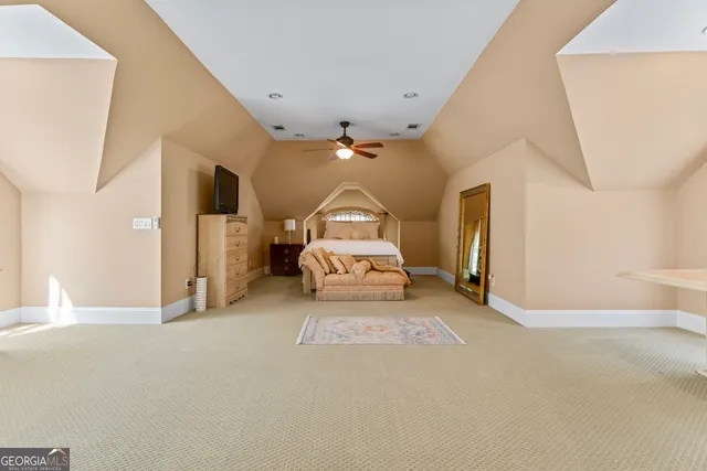 a view of a livingroom with wooden floor