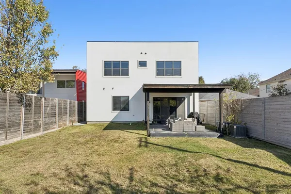 a view of outdoor space with swimming pool and patio