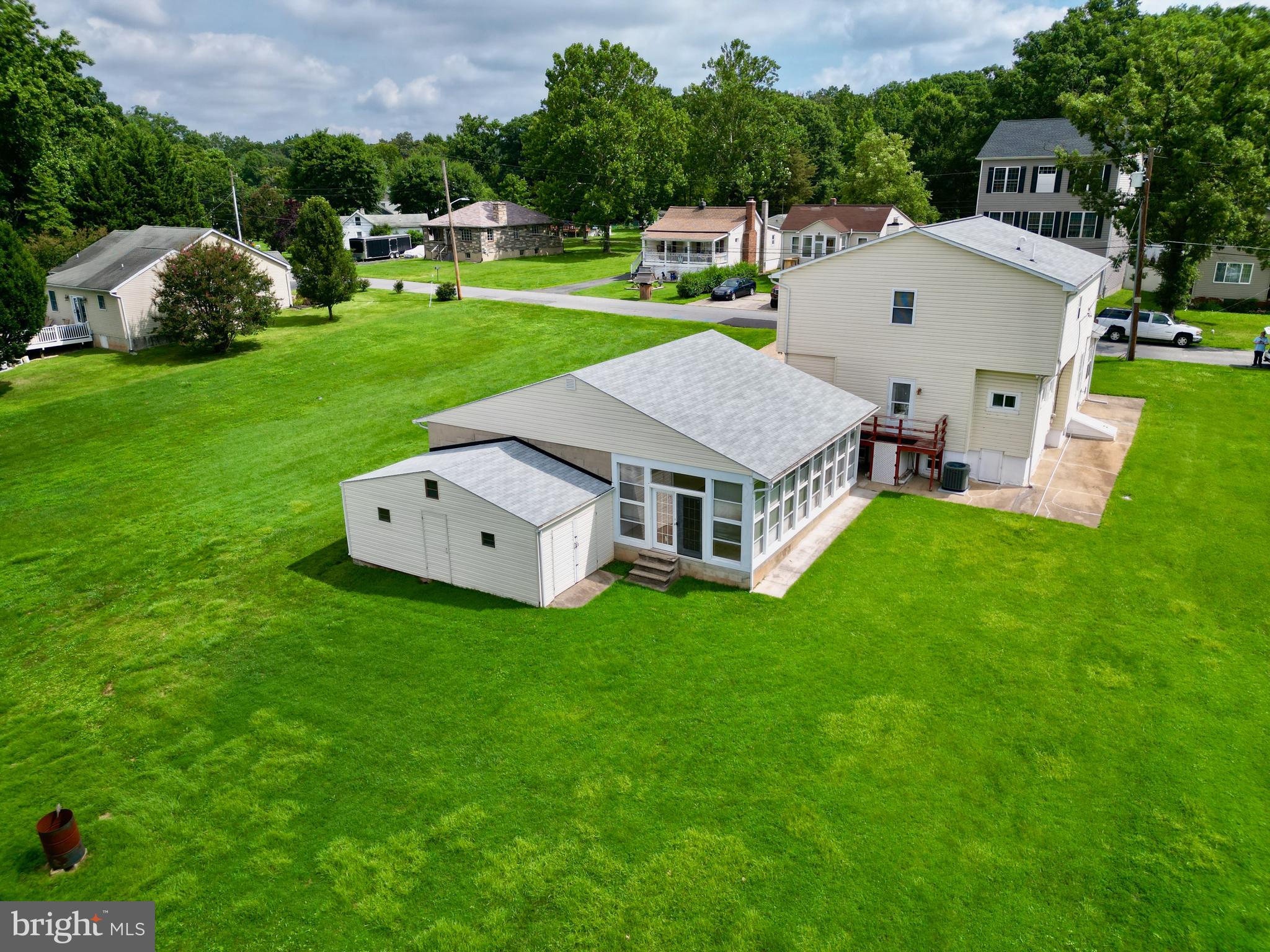 7848 Oakdale Avenue Rosedale, MD 21237 - Photo 43 of 46 an aerial view of a house with a garden