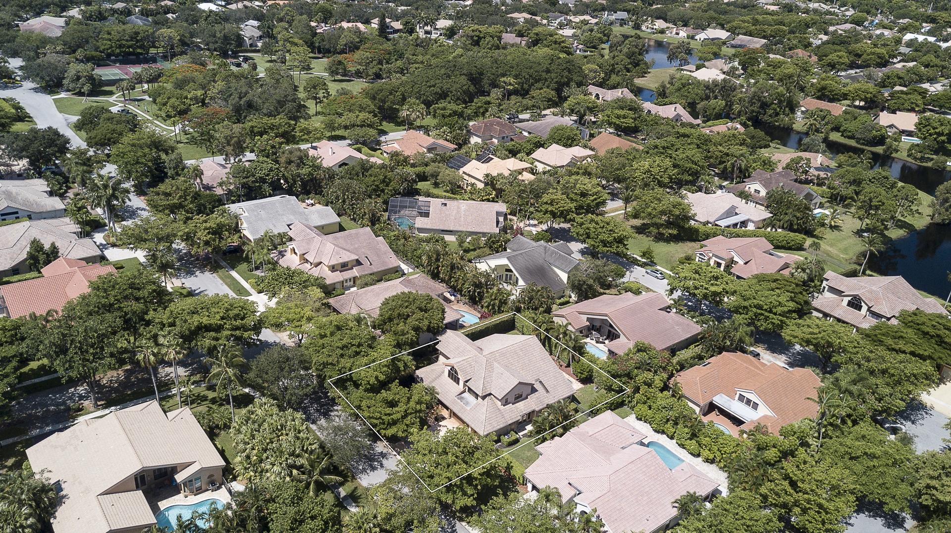 4635 Northwest 26th Avenue Boca Raton, FL 33434 - Photo 38 of 41 Outlined home and proximity to Park