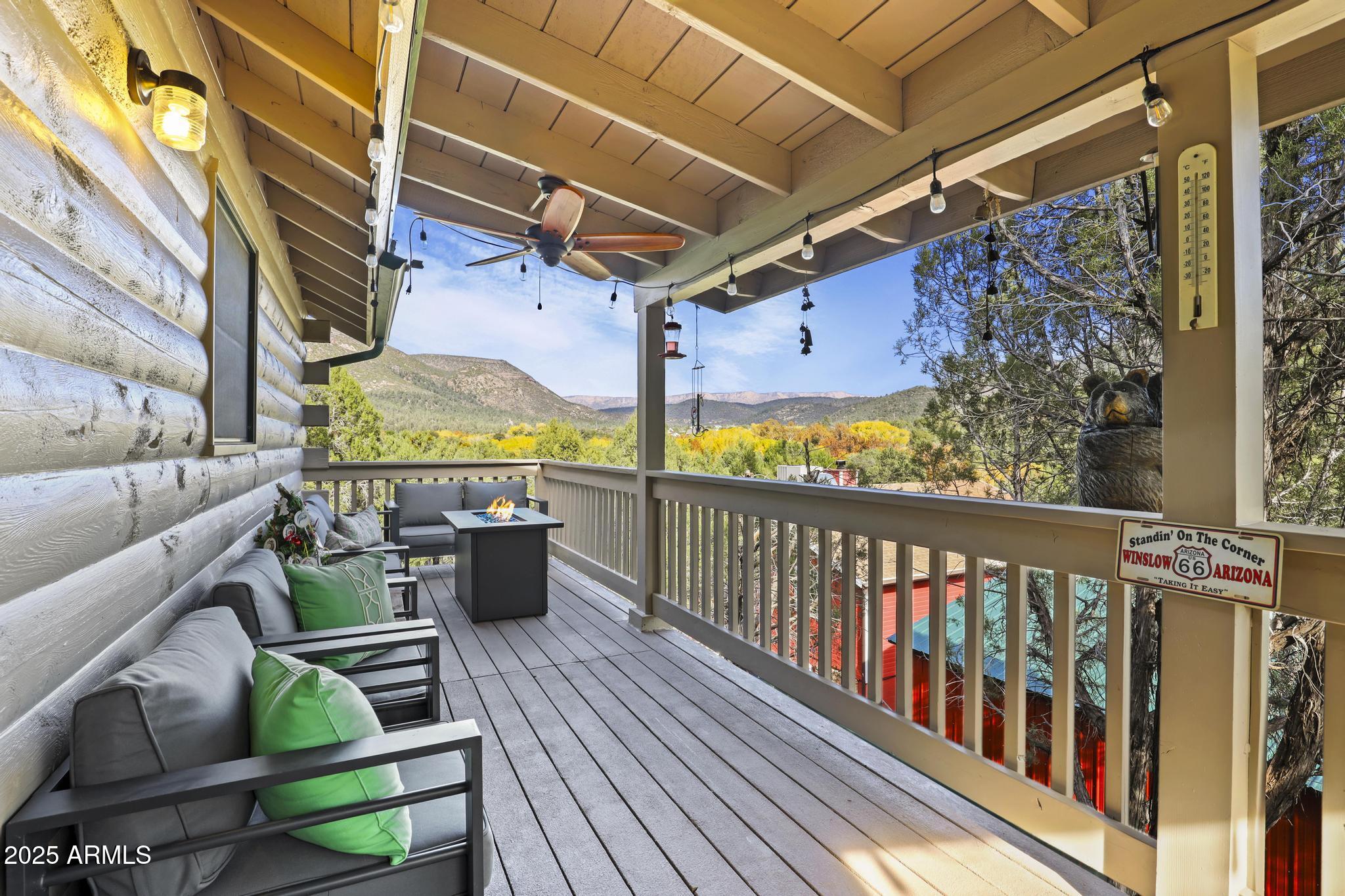 861 Palomino Way Payson, AZ 85541 - Photo 15 of 27 a view of balcony with wooden floor