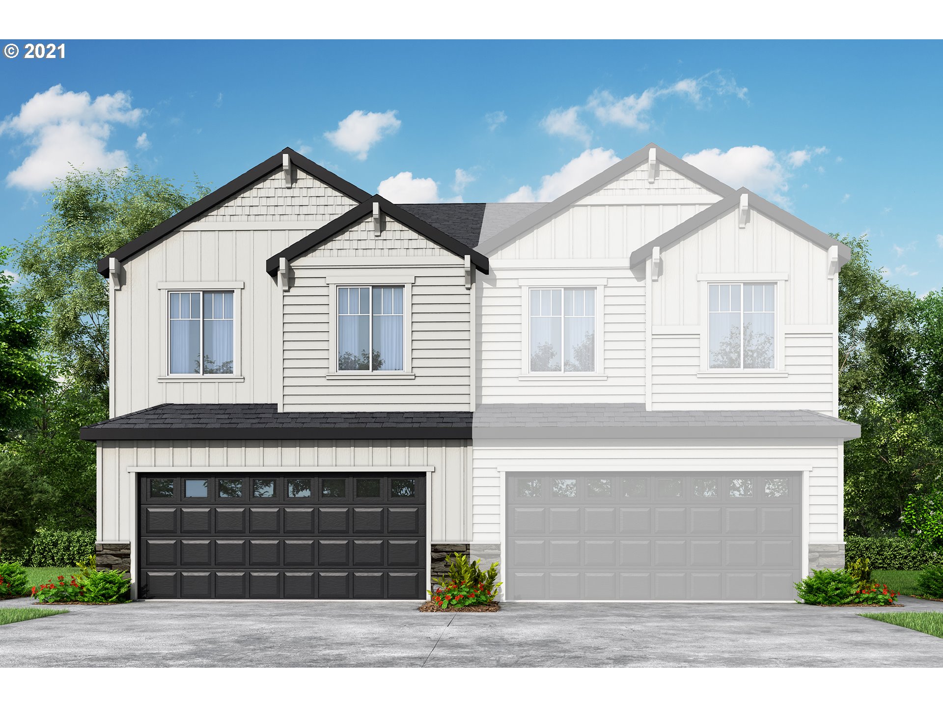 2322 South Brookside Place Ridgefield, WA 98642 - Photo 1 of 31 a front view of a house with a yard and garage