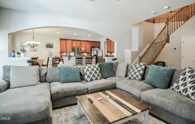a view of swimming pool with chairs
