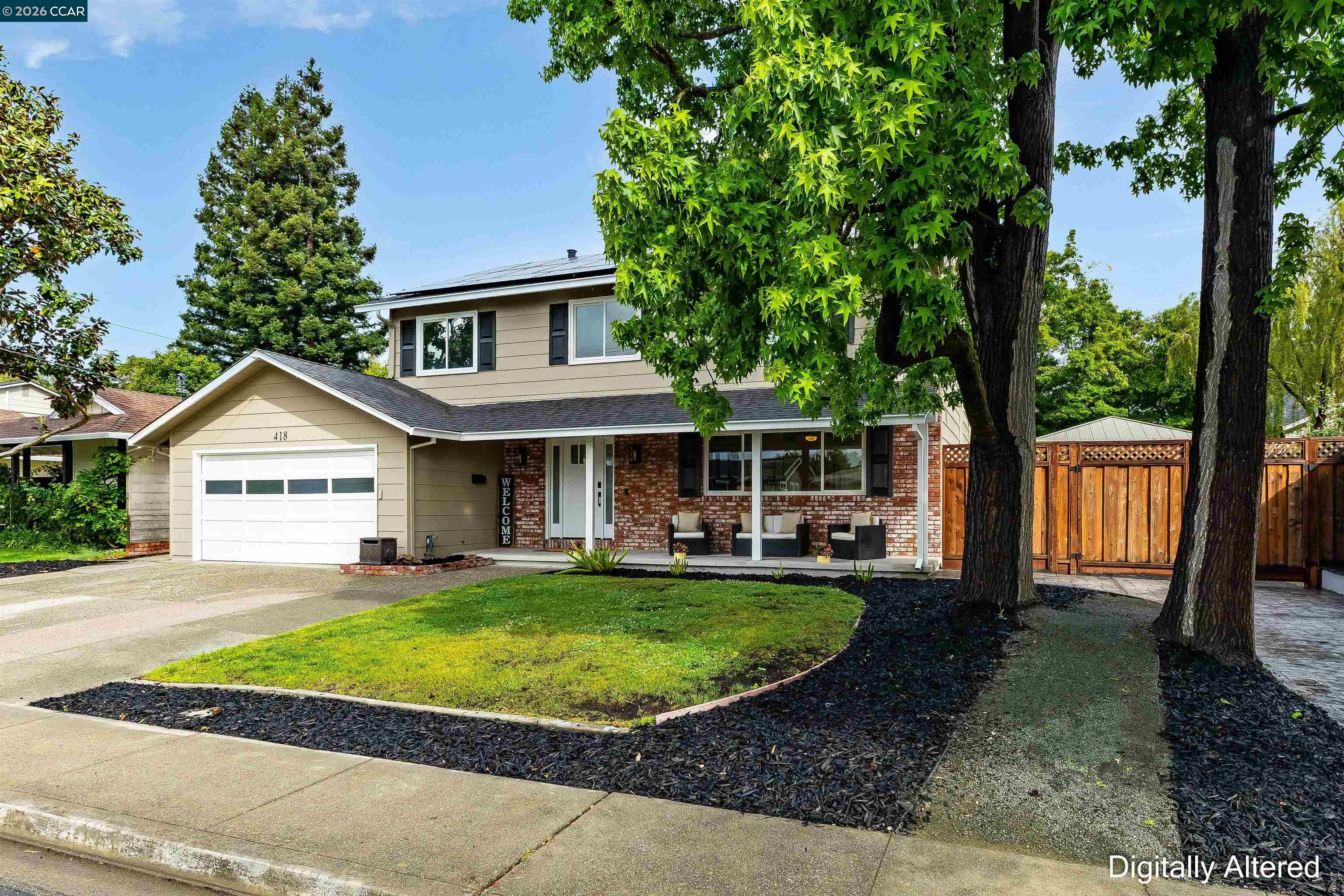 418 Devon Court San Ramon, CA 94583 - Photo 3 of 62 front view of a house with a yard