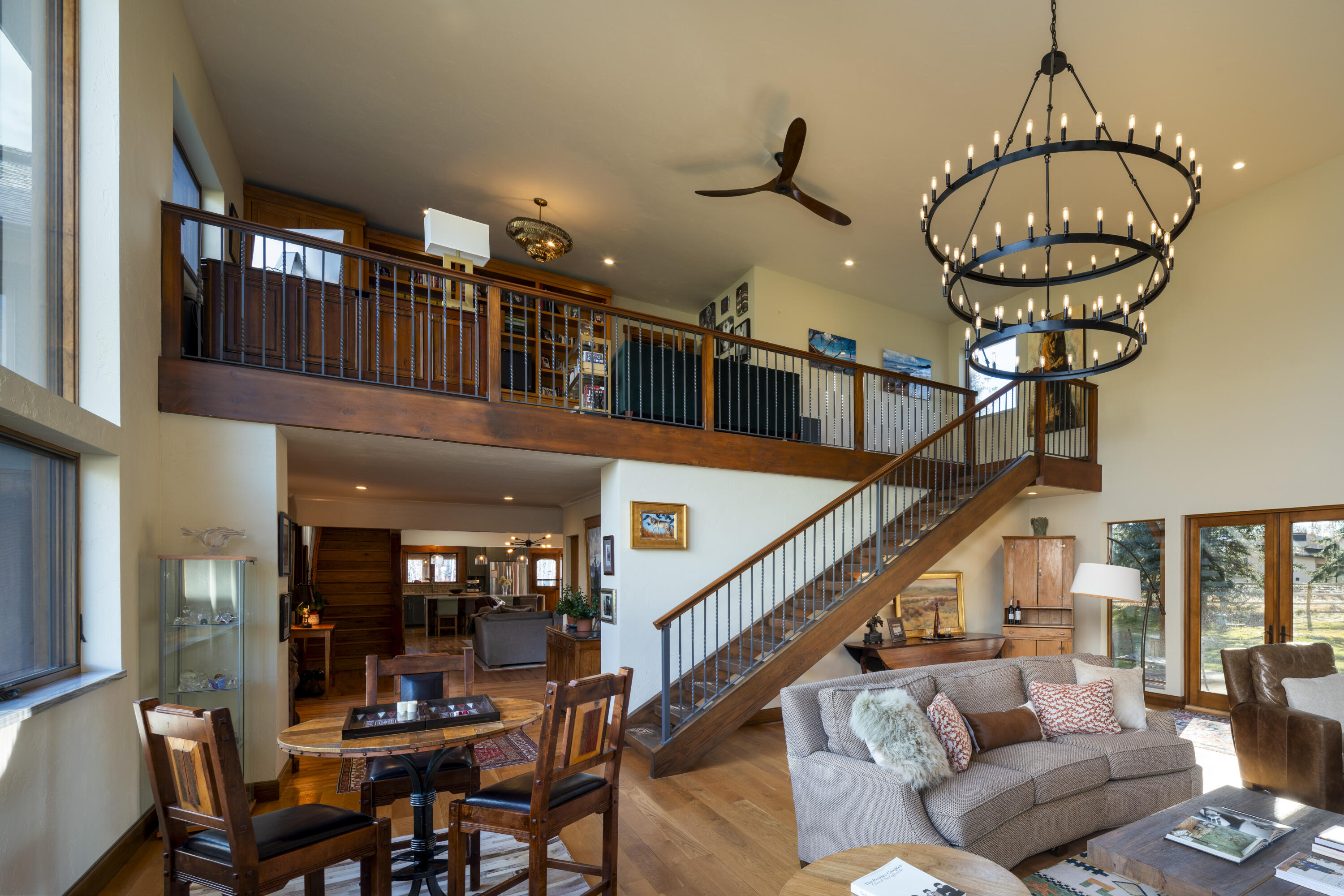 102 Larkspur Road Blaine County, ID 83333 - Photo 11 of 31 Great Room - View from NW Corner