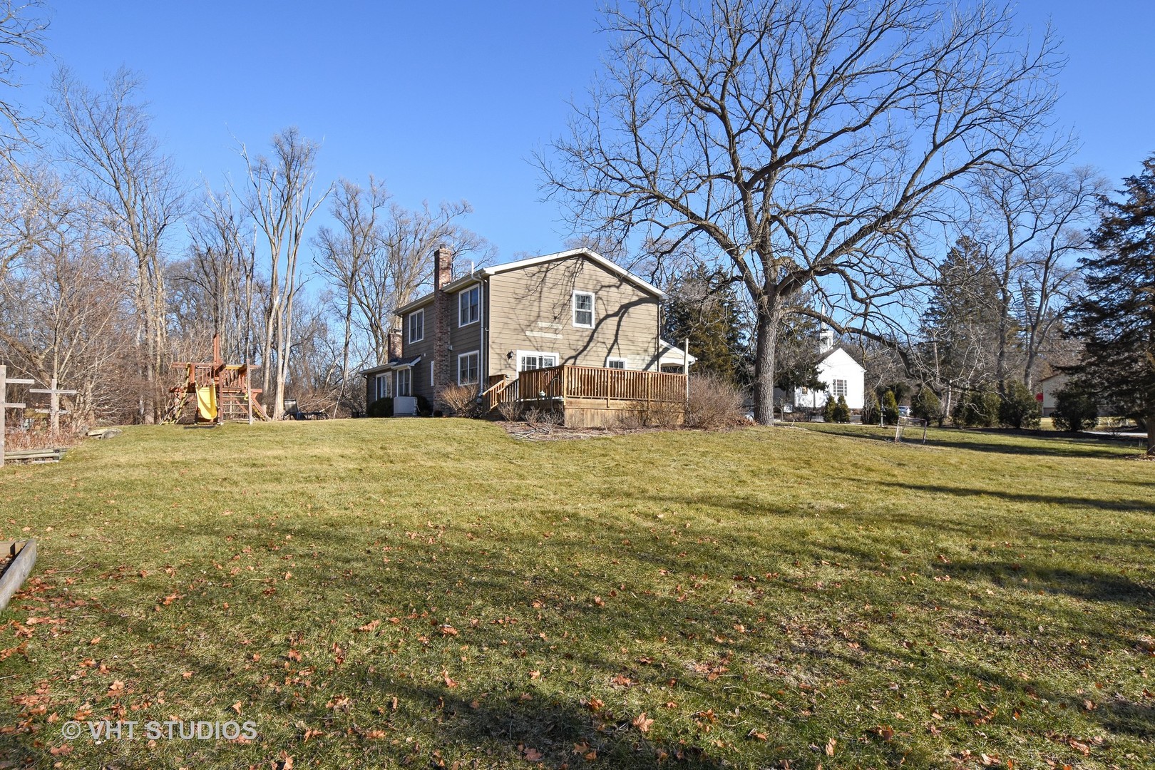 176 Old Sutton Road Barrington Hills, IL 60010 - Photo 23 of 27 a view of large trees with a big yard