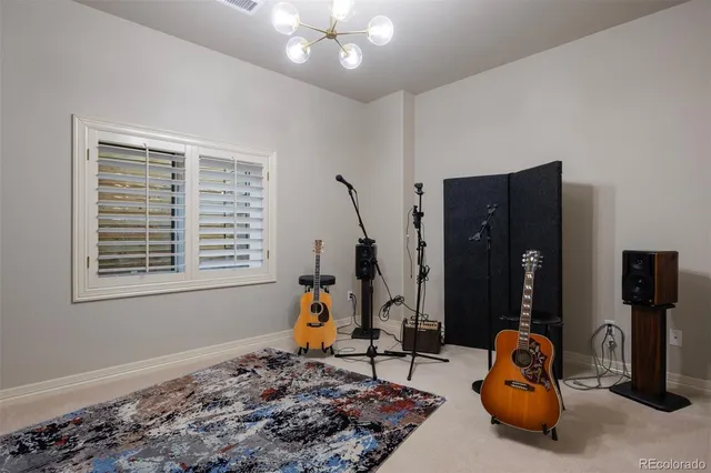 a view of outdoor seating space