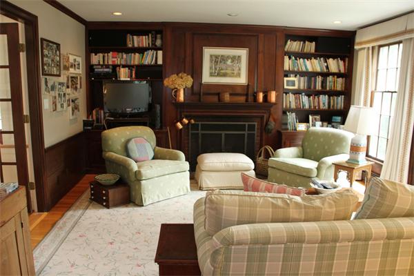 6 Wampatuck Road Dedham, MA 02026 - Photo 9 of 30 a living room with furniture a lamp and large window