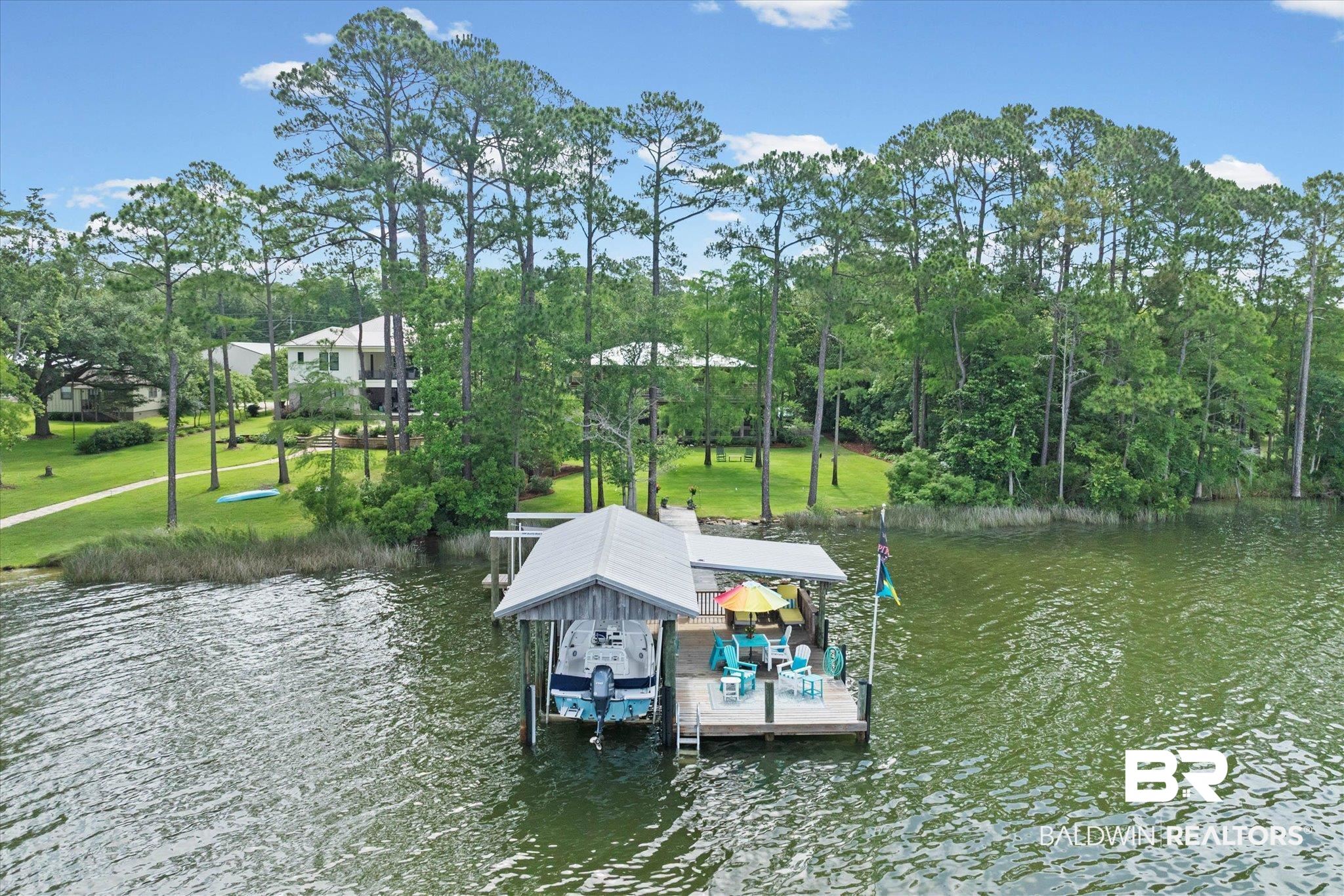 8841 Escambia Avenue Elberta, AL 36530 - Photo 48 of 66 Aerial View of Wharf & Boardwalk