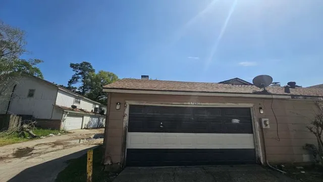 a view of hall with microwave