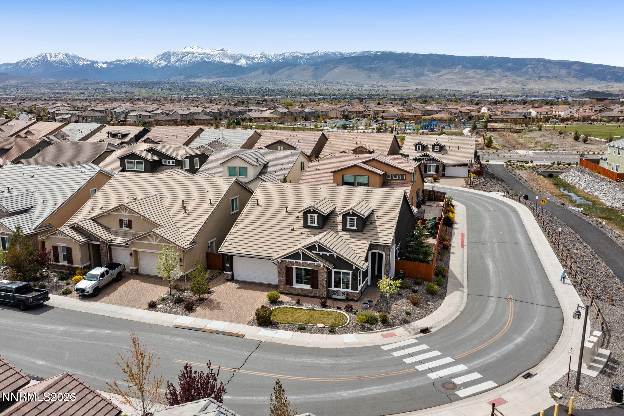 9401 Baldacci Road Reno, NV 89521 - Photo 3 of 42 an aerial view of a house with a ocean view