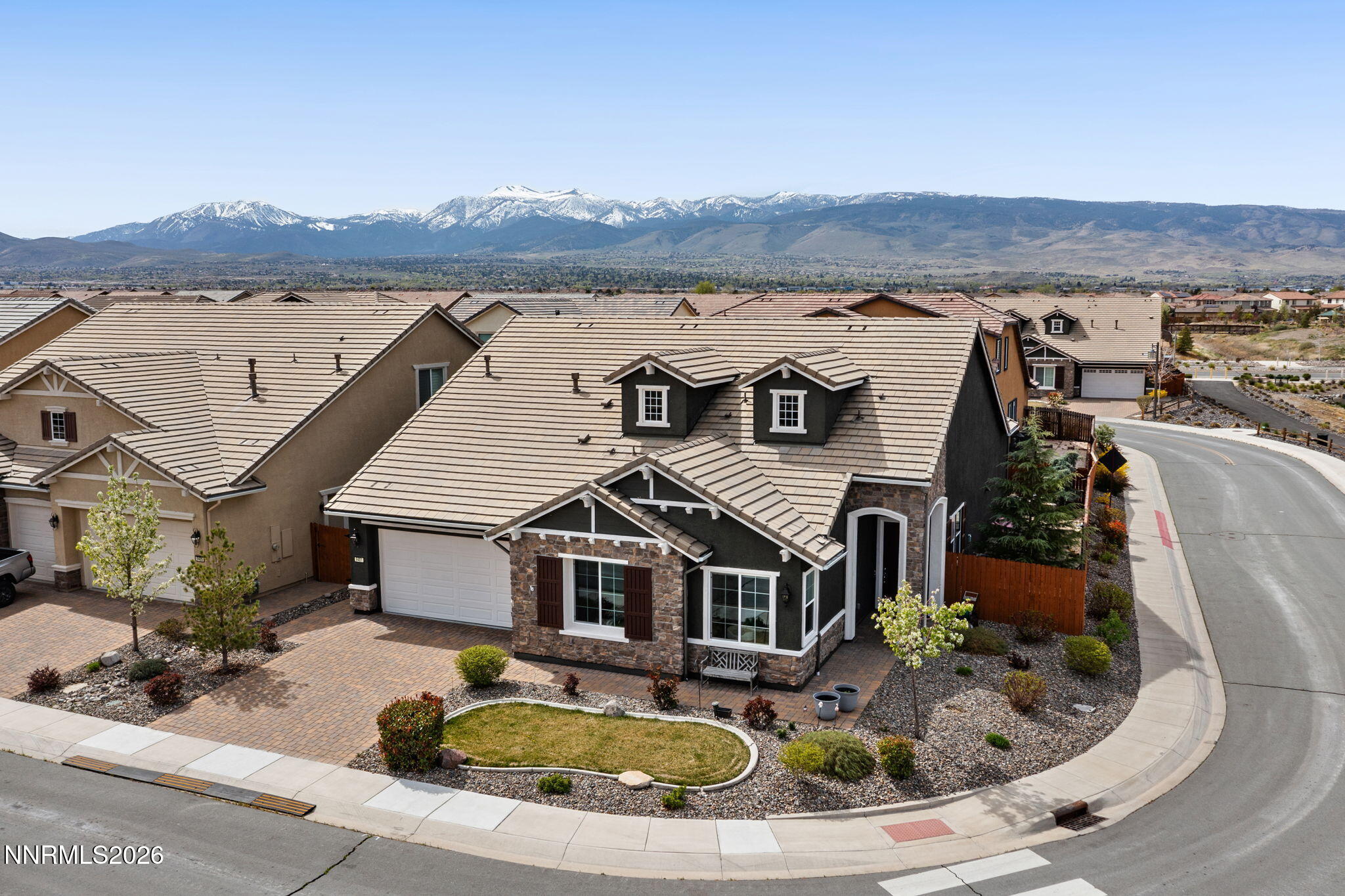 9401 Baldacci Road Reno, NV 89521 - Photo 34 of 42 an aerial view of a house with a yard