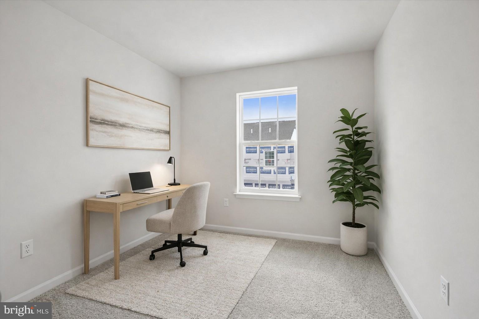 163 Sandy Rdg Road Sicklerville, NJ 08081 - Photo 5 of 30 a workspace with furniture and a potted plant