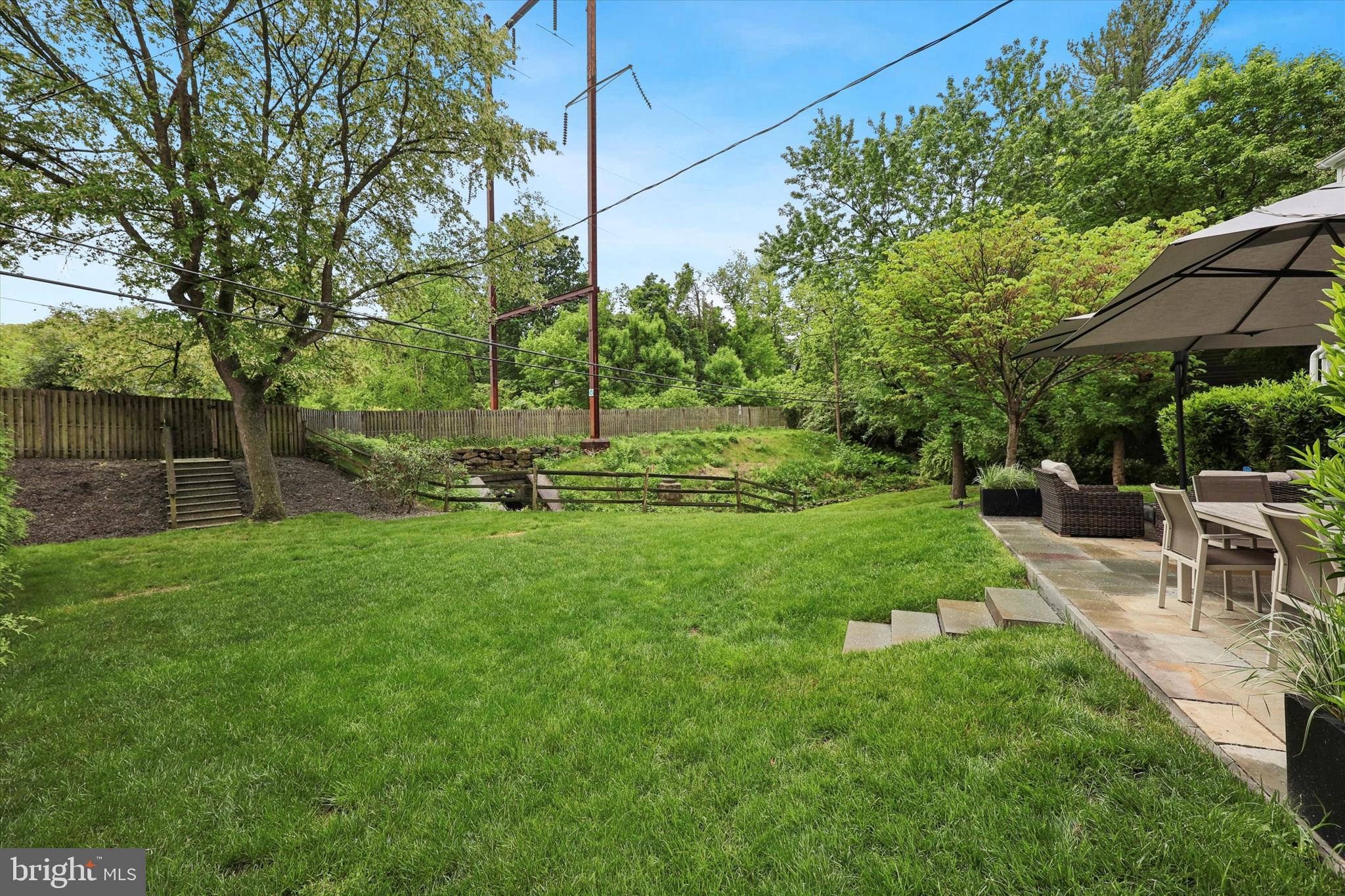 160 Rolling Road Bala Cynwyd, PA 19004 - Photo 35 of 35 a view of a backyard with sitting area
