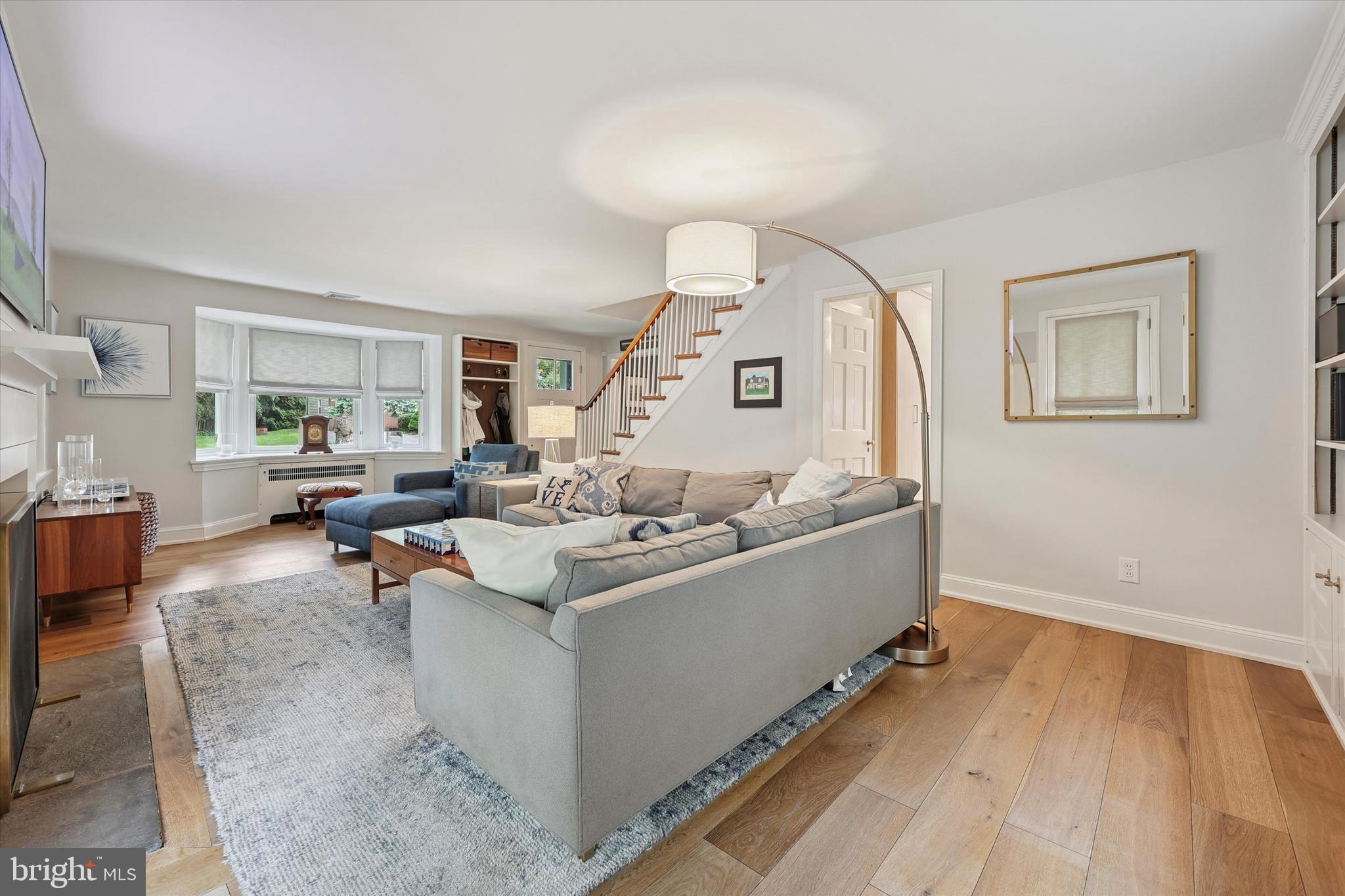 160 Rolling Road Bala Cynwyd, PA 19004 - Photo 5 of 35 a living room with furniture and a wooden floor