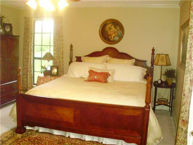 730 Stewart Road Eads, TN 38028 - Photo 7 of 12 Large Master Bedroom with new carpet., split from the rest of the bedrooms for nice privacy.