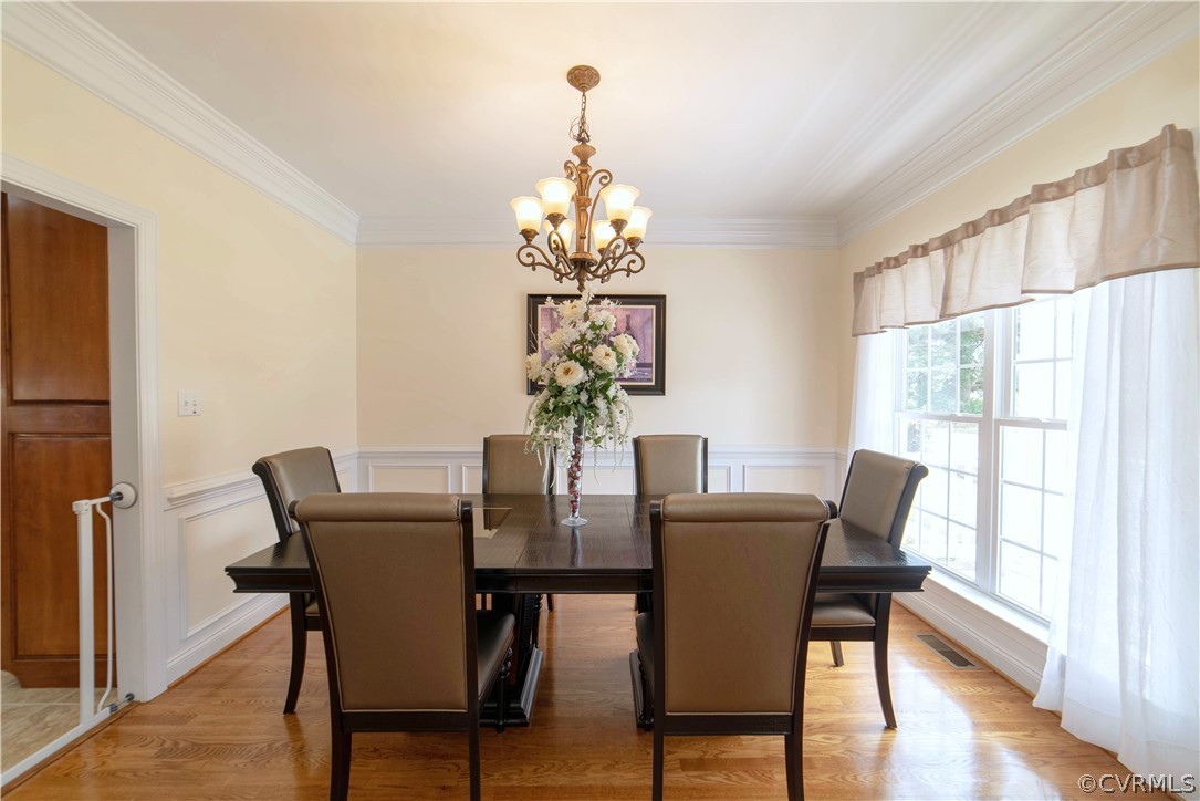 811 Jordan Point Road Hopewell, VA 23860 - Photo 15 of 50 formal dining room note wainscoting