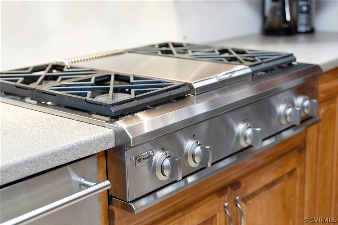 811 Jordan Point Road Hopewell, VA 23860 - Photo 10 of 50 close up of gas cook top