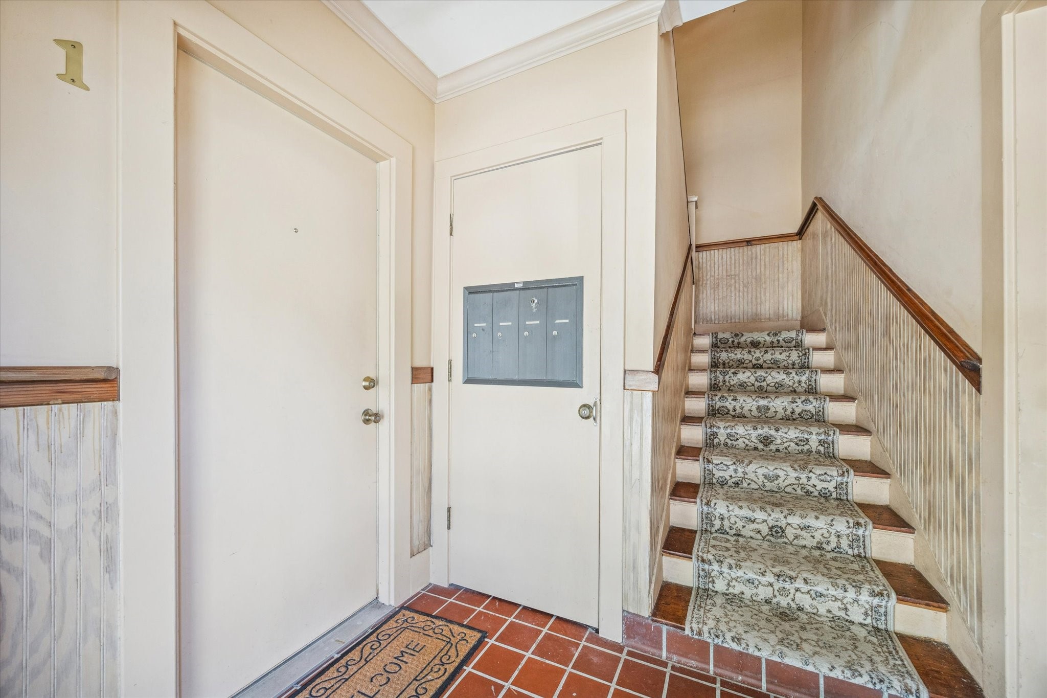 3711 Reagan Street Houston, TX 77009 - Photo 5 of 40 a view of an entryway with staircase