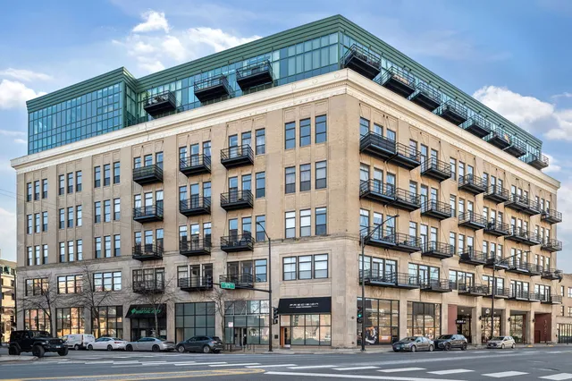 a front view of a building