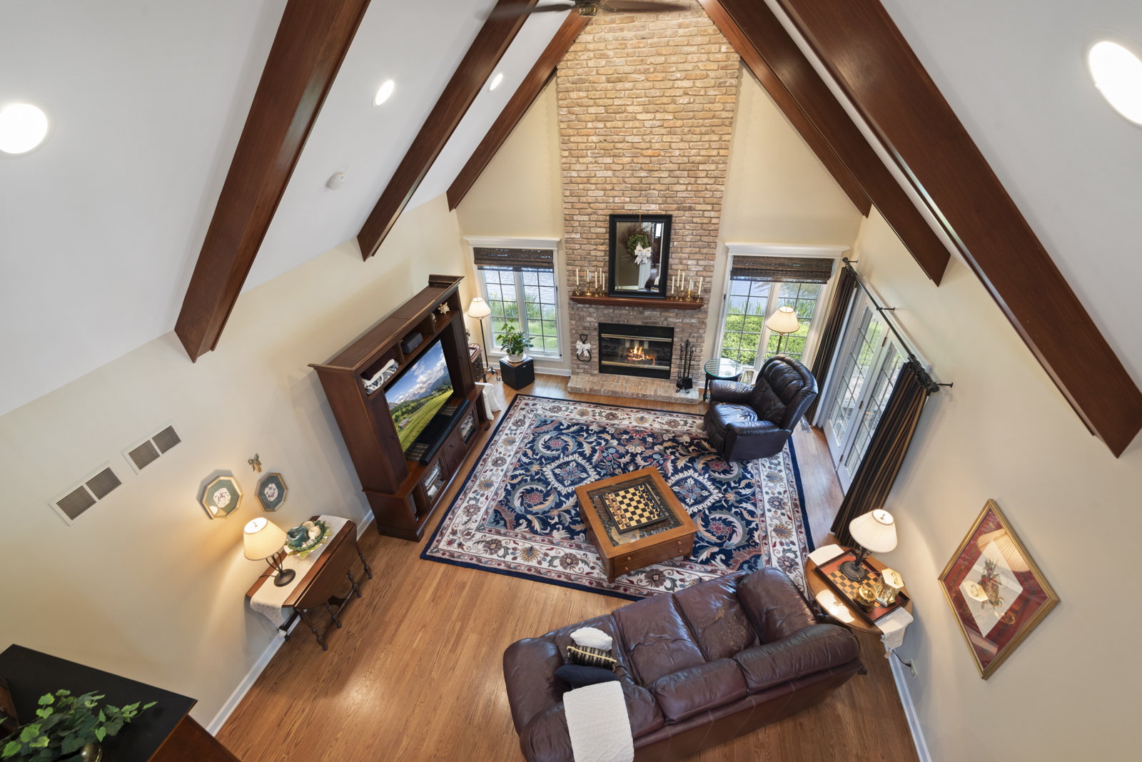 20 Lake Ridge Club Court Burr Ridge, IL 60527 - Photo 7 of 43 wooden floor with couch