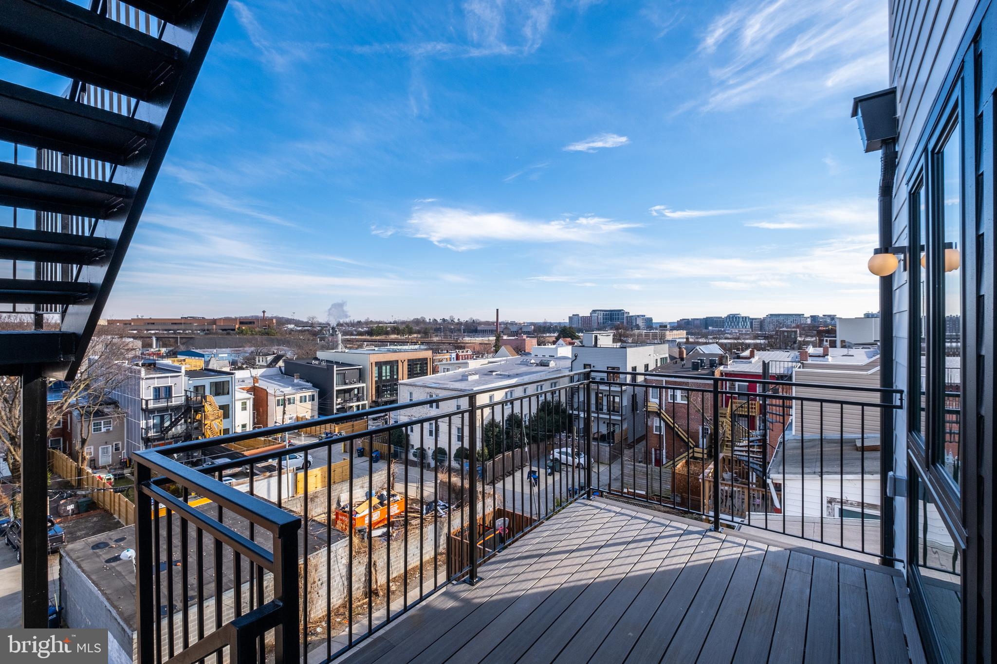 2121 3rd Street Northeast, Unit 2 Washington, DC 20002 - Photo 19 of 24 Balcony leading to roof deck.