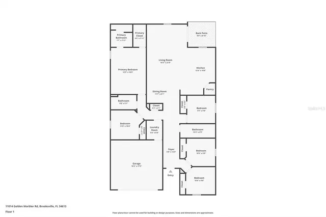 $399,900 | 11014 Golden Warbler Road, Brooksville, FL 34613
