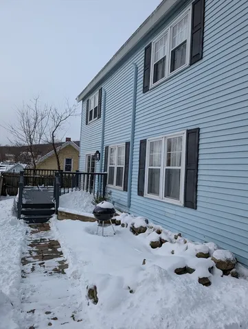 a view of a lounge chairs in the patio