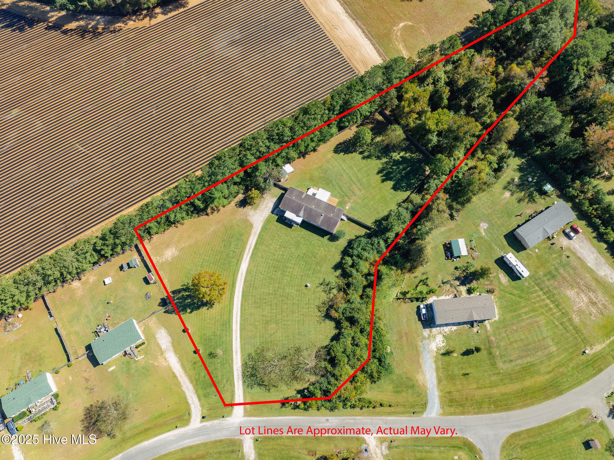 347 Turkey Creek Road Rocky Point, NC 28457 - Photo 4 of 53 aprox lot lines